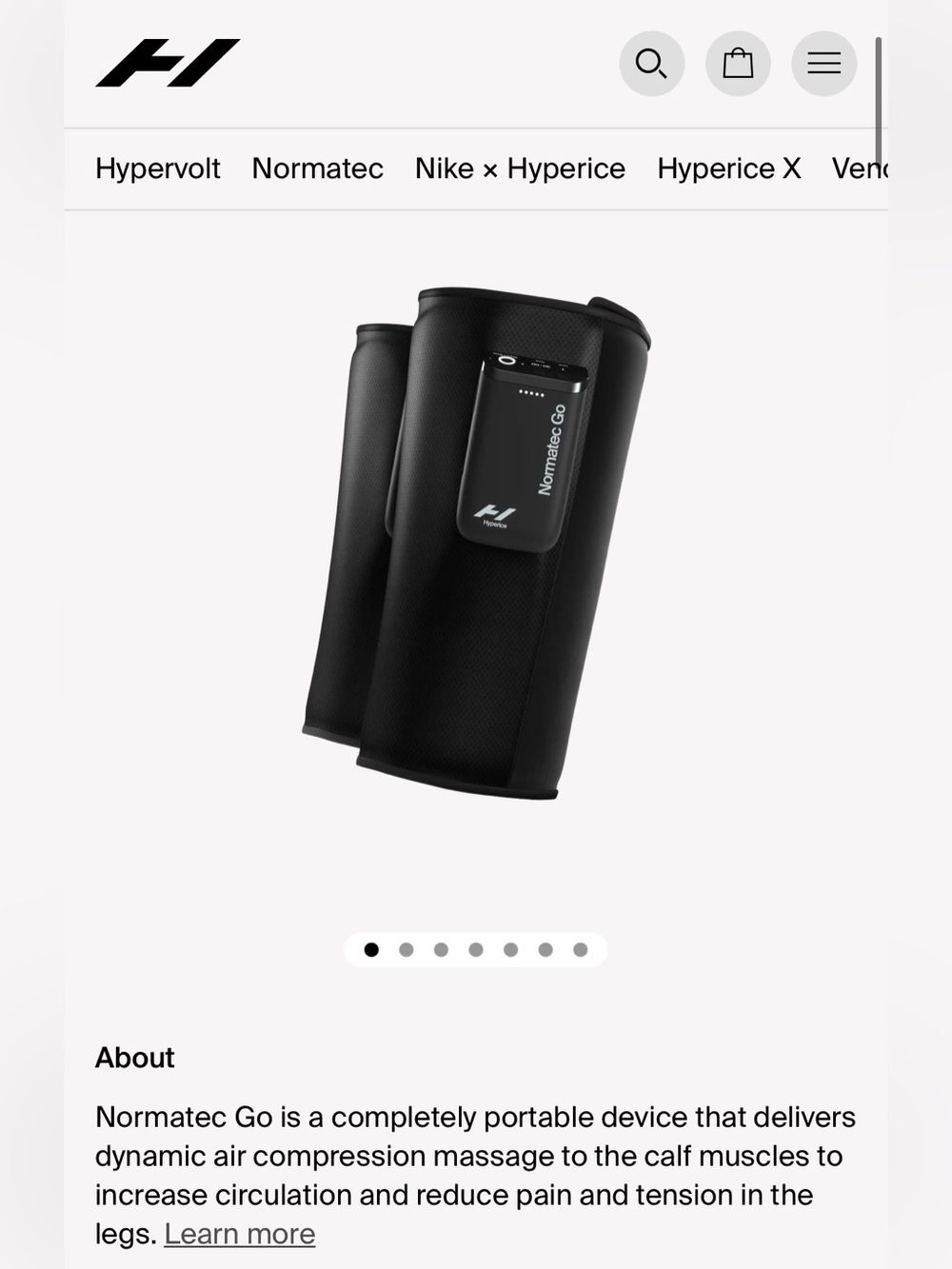 Hyperice Normatec Go - Picture 7 of 9